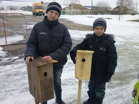 Акция "Помоги скворцу"