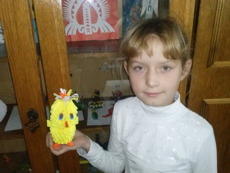 Спиридонова Ксения - модульный цыпленок